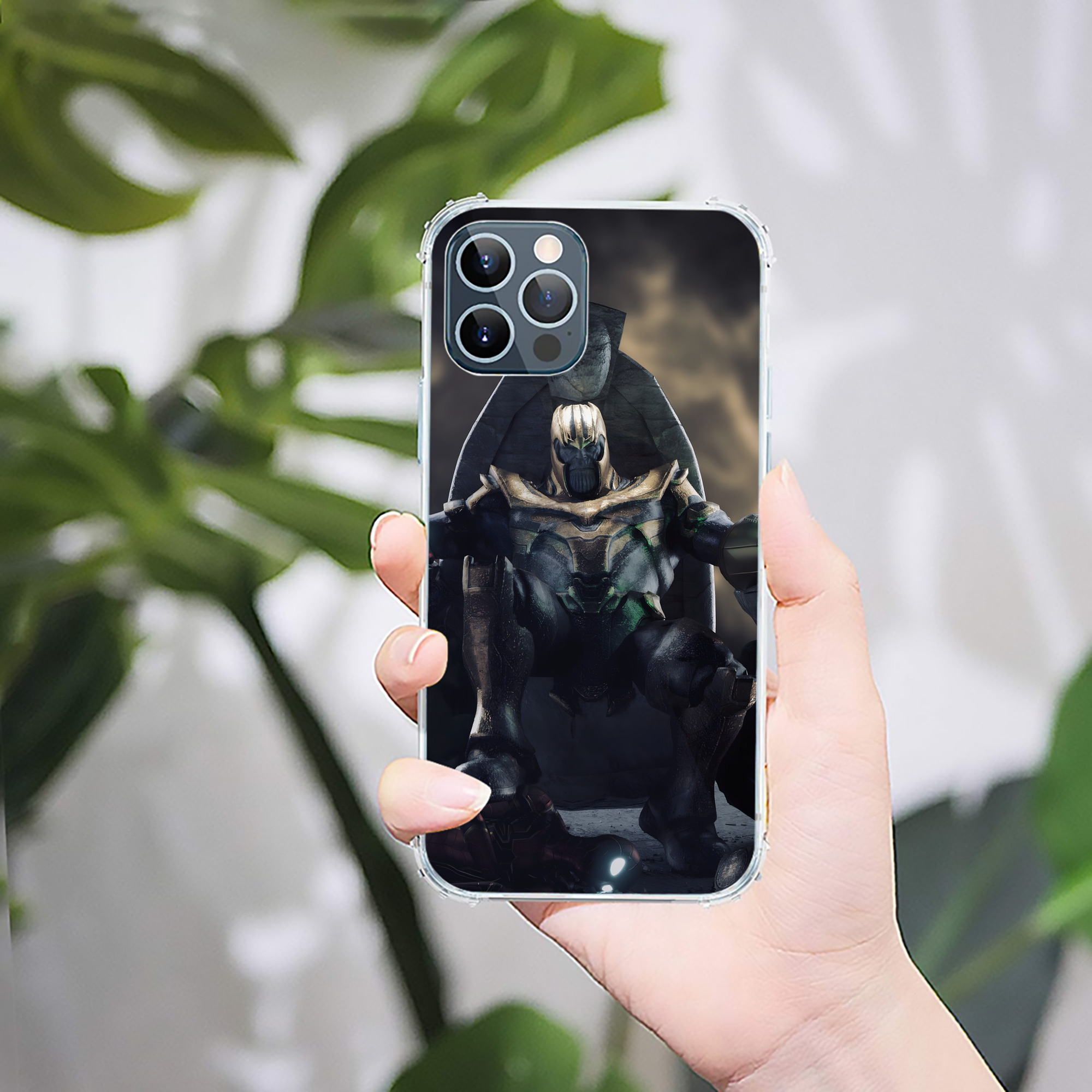 （画像用） アベンジャーズ The Avengers 【iPhone 12シリーズ対応】透明スマホケース（クリアソフトケース）